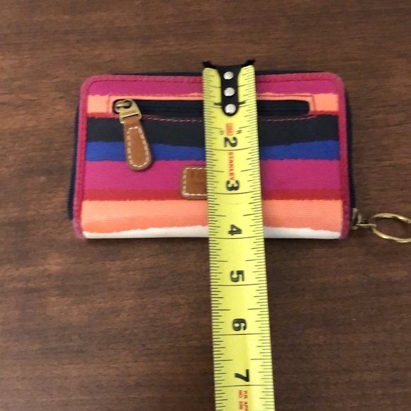 Fossil Coated Canvas Zip Around Wallet - Picture 8 of 9